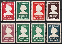 Germany, Advertising Stamps of the Company 'Dr. Oetker', Non-Postal