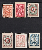 Kolomna, Kamyshlov, Irbit, Kirillov, Zemstvo, Russia, Stock of Stamps