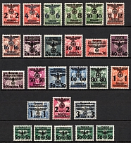 1940 General Government, Germany (Mi. 14 - 39, Full Set, CV $220)