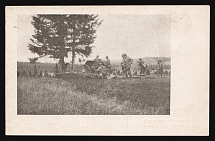 1917-1920 'Rapid-fire gun in action', Czechoslovak Legion Corps in WWI, Russian Civil War, Postcard