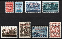 1944 Macedonia, German Occupation, Germany (Mi. 1 II - 7 II, 8 I, Full Set, Signed, CV $500, MNH)