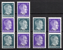 1941-43 Ostland, German Occupation, Germany, Se-tenants (Mi. S 1 - S 4, CV $40, MNH)