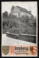 1936 'Türnberg the Town of the Reichsparteitage', Propaganda Postcard, Third Reich Nazi Germany