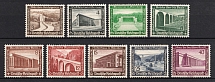 1936 Third Reich, Germany (Mi. 634 - 642, Full Set, CV $100, MNH)