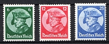 1933 Third Reich, Germany (Mi. 479 - 481, Full Set, CV $420, MNH)