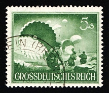 1944 5pf Third Reich, Germany (Mi. 875 x, Canceled, CV $40)