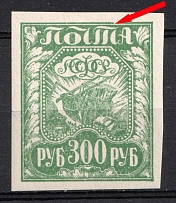 1921 300r RSFSR, Russia ( Zv. 11 var., Broken Frame, Ordinary Paper)