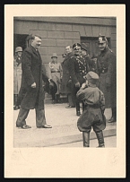 1938 'Adolf Hitler and the Children', Propaganda Postcard, Third Reich Nazi Germany