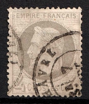 1866 4C France (Mi. 26 B, Used, CV $85)