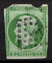 1860 5C France (Mi. 11 B, Used, CV$310)