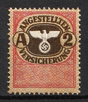 Third Reich, Germany, Revenue, Employee Insurance Stamp