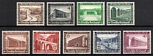 1936 Third Reich, Germany (Mi. 634 - 642, Full Set, CV $100, MNH)