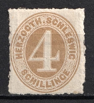 1865-67 4s Schlezwig, German States, Germany (Mi. 17, CV $50)