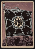 1923-1945 'Pioneers', Propaganda Postcard, Third Reich Nazi Germany