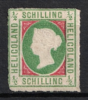 1867 1/2s Heligoland, German States, Germany (Mi. 1 I, CV $260)