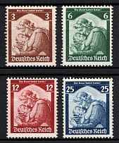 1935 Third Reich, Germany (Mi. 565 - 568, Full Set, CV $140)