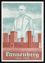 1914-1939 'Tannenberg', Propaganda Postcard, Third Reich Nazi Germany