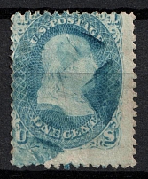 1861 1C United States (Sc. 63, Used, CV $45)