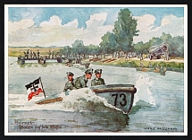 1938 'Wehrmacht Pioneers on the Water.', Propaganda Postcard, Third Reich Nazi Germany