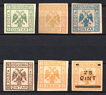 1921 Mirdite District, Albania (Yellow Paper)