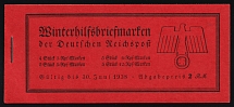 1937 Complete Booklet with stamps of Third Reich, Germany (Mi. MH 44, CV $170)