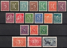 1921 Weimar Republic, Germany (Mi. 158 - 176, Full Set, CV $40, MNH)