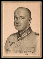 1933-1945 'General Field Marshal von Brauchitsch', Propaganda Postcard, Third Reich Nazi Germany