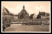 1933-1945 'Nuremberg. St. Mary's Church', Propaganda Postcard, Third Reich Nazi Germany