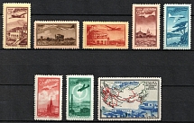 1949 Airmail. The plane IL-12, Soviet Union, USSR, Russia (Zv. 1368 - 1375, Full Set, CV $65)