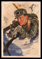 1933-1945 ' Mountain Hunter Division 100 Edelweiss', Propaganda Postcard, Third Reich Nazi Germany