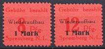 1945 Spremberg, Germany Local Post (Mi. 15-16, CV $100, MNH)