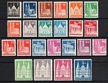 1948-52 British and American Zones of Occupation, Germany (Mi. 73 wg, 75 wg - 78 wg, 80 wg - 91 wg, 95 wg - 100 I wg, CV $260, MNH)