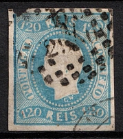 1866 120R Portugal (Mi. 24, Used, CV $140)