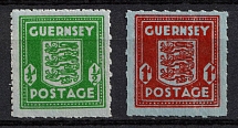 1942 Guernsey, German Occupation, Germany (Mi. 4 - 5, Full Set, CV $80, MNH)