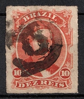 1877 10R Brazil (Mi. 30, Used, CV$70)