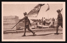 1917-1920 'From the life of Czechoslovakia armies in Siberia. Strike battalion', Czechoslovak Legion Corps in WWI, Russian Civil War, Postcard