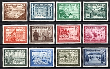 1939 Third Reich, Germany (Mi. 702 - 713, Full Set, CV $110, MNH)