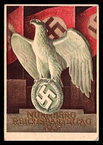 1937 'Reich Party Congress of the NSDAP 1937 Nuremberg', Propaganda Postcard, Third Reich Nazi Germany