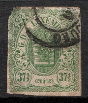 1859 37.5C Luxemburg (Mi. 10, Used, CV$340)