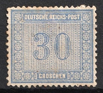 1872 30gr German Empire, Germany (Mi. 13, CV $50)