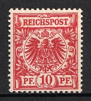 1893-1900 10pf German Empire, Germany (Mi. 47 d, Signed, CV $30, MNH)