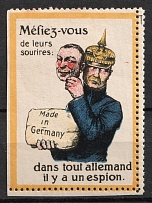 'There is a Spy in Every German', French Anti-German Propaganda