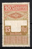 15rpf Third Reich, Germany, Tax on Cigars, Cinderella