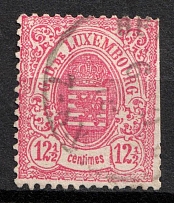 1876 12.5C Luxemburg (Mi. 32 A, Used, CV $35)