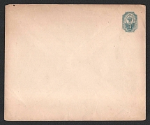 1889-90 10k Postal Stationery Stamped Envelope, Mint, Russian Empire, Russia (Russika 44 A, 144 x 120, 16 Issue, CV $30)