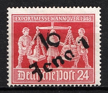 1948 24pf District 16 Jena 1 Main Post Office, Soviet Russian Zone of Occupation, Germany (Mi. IV b III, CV $40)