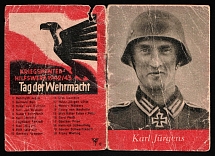 Third Reich, Germany, 'Heroes of the Wehrmacht. Karl Jurgens', Propaganda, Soldier's Handbook