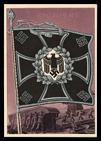 1933-1945 'Flag of the Pioneers', Propaganda Postcard, Third Reich Nazi Germany