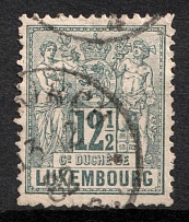 1882 12.5C Luxemburg (Mi. 50, Used, CV $40)