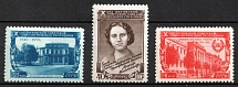 1950 10th Anniversary of the Lithuanian SSR, Soviet Union, USSR, Russia (Zv. 1463 - 1465, Full Set, CV $65, MNH)